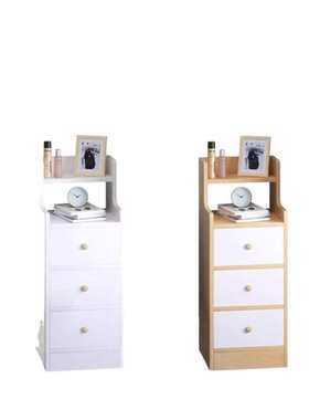 Yla超窄床头柜小型现代简约卧室夹缝储物柜简易收纳家用迷你置物