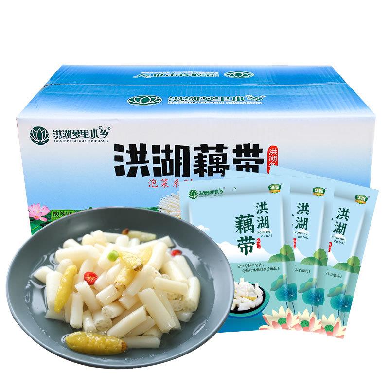 【梦里水乡】泡藕带400g整箱 洪湖藕带洪湖农家泡椒藕带 餐饮