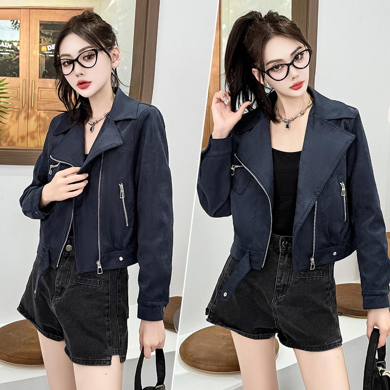 MONLOUVE短款秋装外套2025新款今年流行爆款时尚百搭春秋小个子女