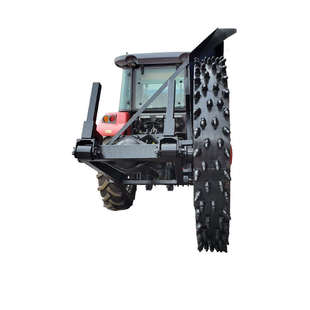 大型工程开沟机械公路路缘石马路牙子道牙石开槽机水稳层挖沟机