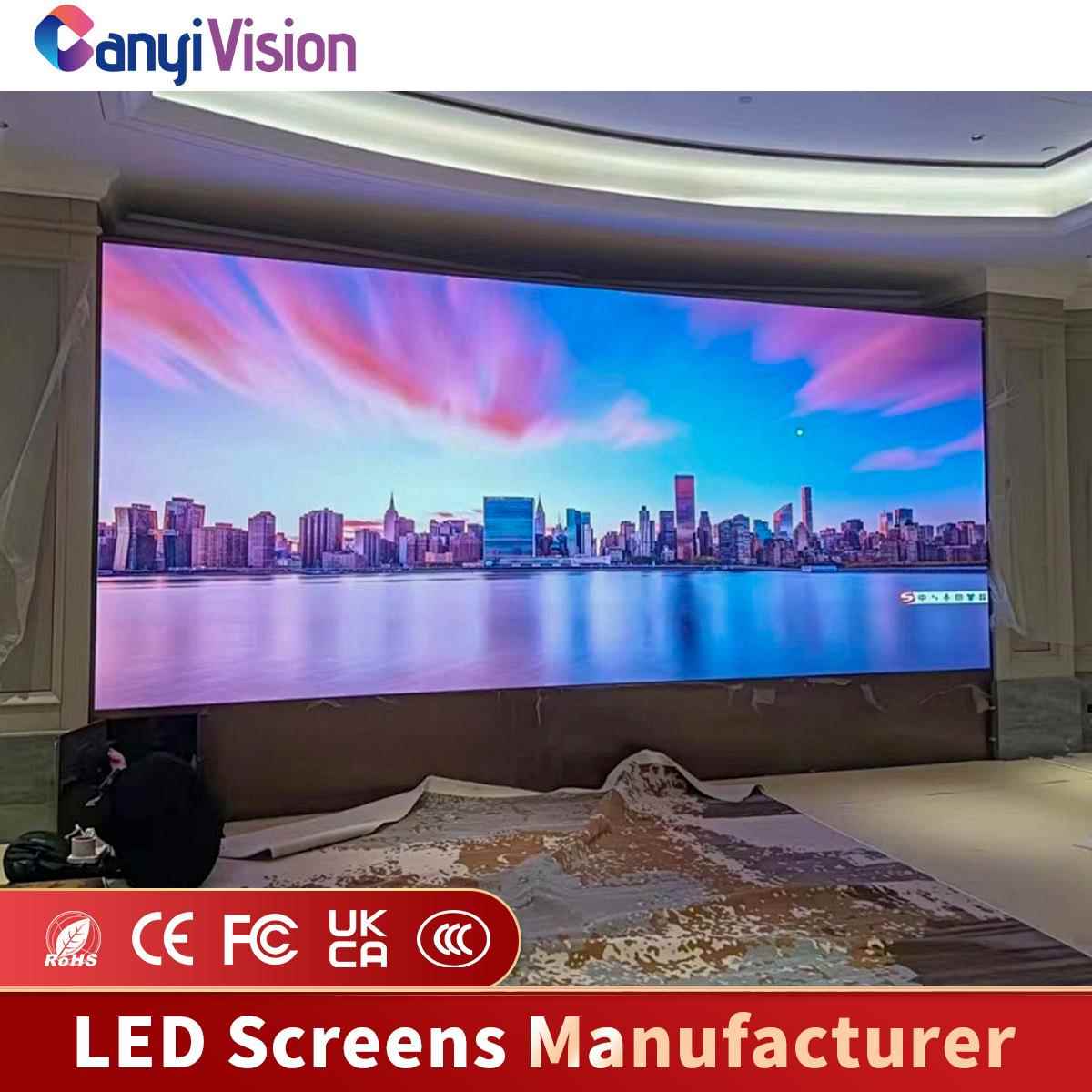 led显示屏室内全彩显示屏p1.86p2p3会议室展厅展示直播室大屏幕定