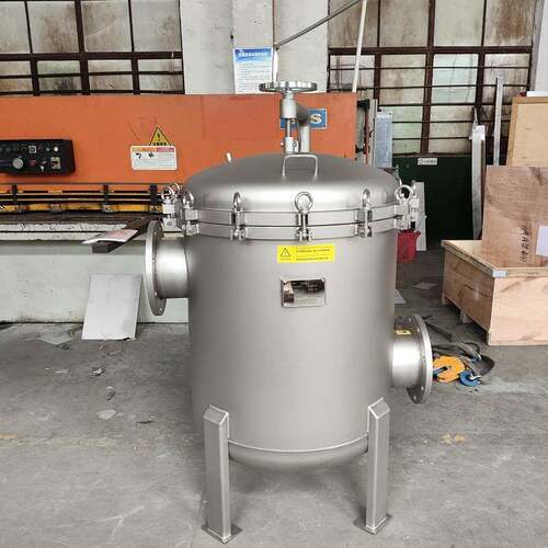 不锈钢大流量多袋式过滤器精密布袋式过滤机可镜面抛光抛丸