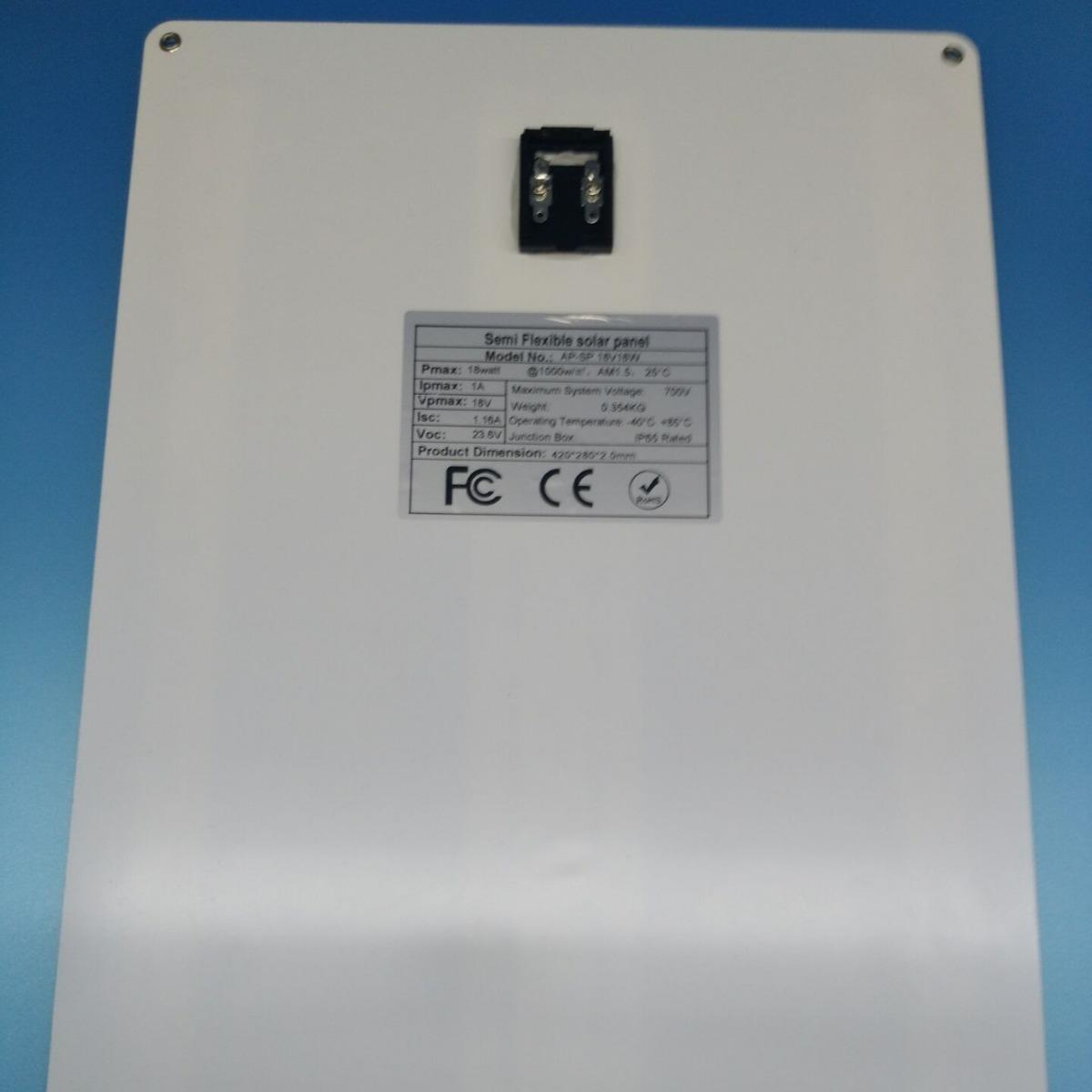 sunpower太阳能板20w12v太阳能车载充电板车载充电器交通指示灯等