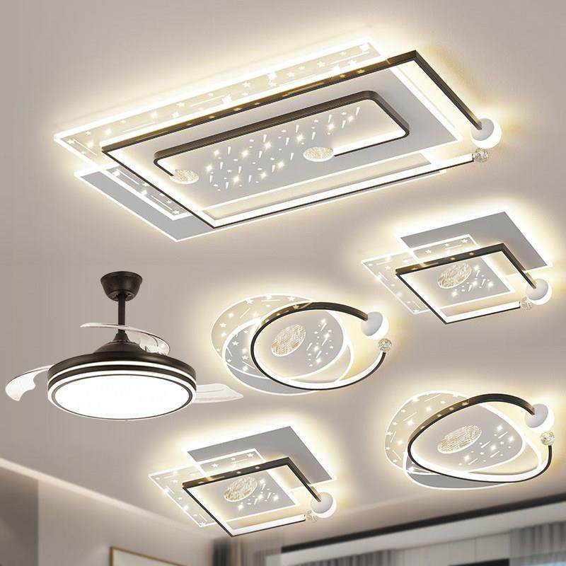 客厅灯2025设计师新款LED吸顶灯现代简约温馨卧室餐厅灯中山厂家