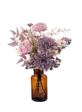 春野余息手扎玫瑰仿真花装饰花假花设计婚庆手捧花束墙饰CF02152