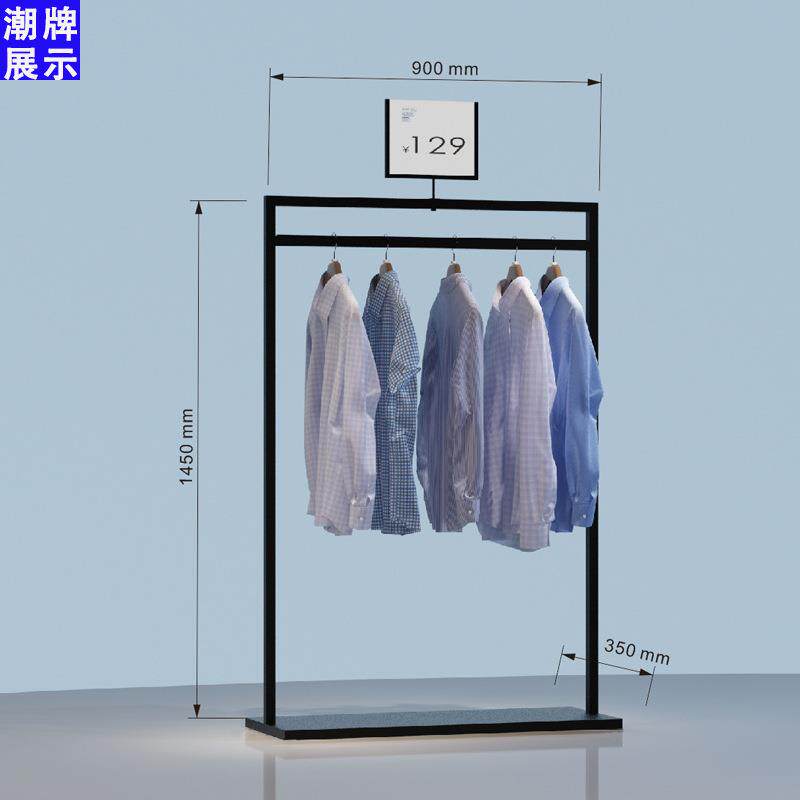 男装店中岛架男装店货架服装店中岛架快时尚男装货架男装货架工厂