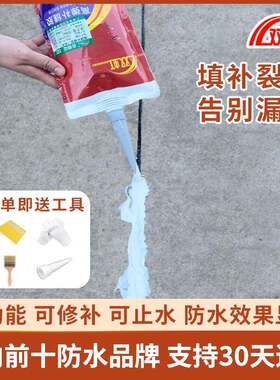 裂缝修补屋面防水漏修补水泥地板墙面缝隙速干灌浆胶止漏止缝剂