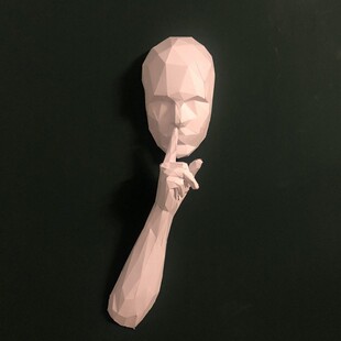 静语者 纸模型 图书馆公室 壁挂装饰 3d纸模型DIY 手工制作