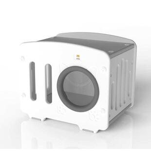 四季 通用猫别墅家用猫房子室内猫窝宠物猫笼塑料可水洗可拆卸抖音