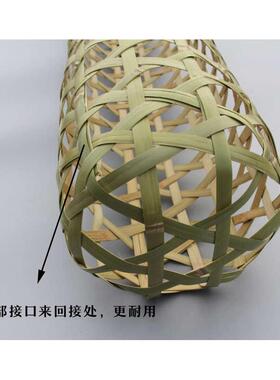 竹夫人竹制抱枕竹编枕头老人孕妇搁脚个性抱枕手工家居竹枕靠枕头