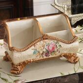 摆件复古书房欧式 客厅家居饰品茶几收纳盒桌面储创意遥控器盒盒物