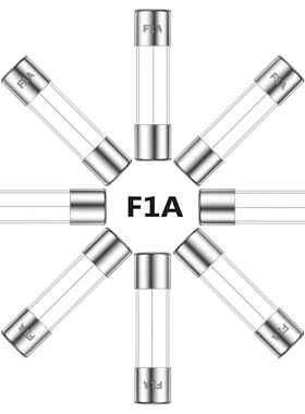 ALLECIN 1A 250V 6x30MM 快速吹制玻璃保险丝 1 安培 250 伏 0.24
