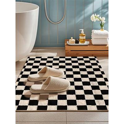 浴室地垫防滑脚垫子吸水速干软硅藻泥厕所小尺寸防摔倒卫生间门口