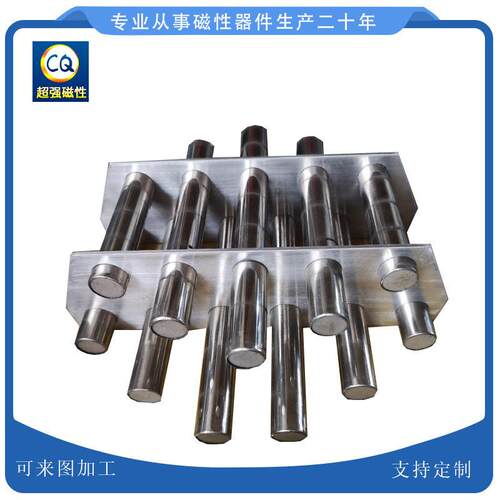 厂家直销磁性过滤器磁力格栅12000斯格栅磁力架粉料磁选机
