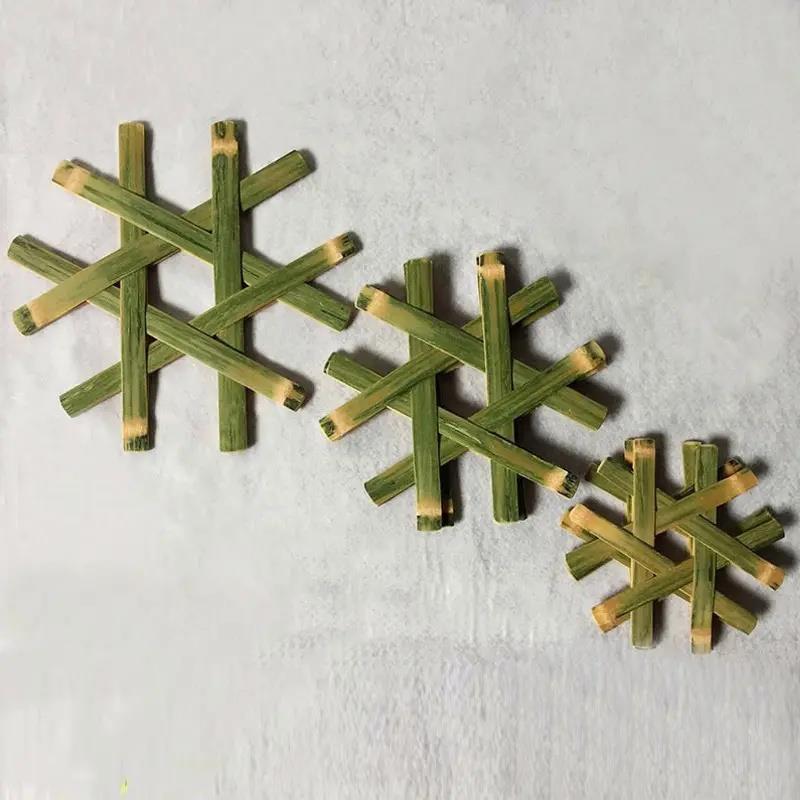 蒸笼竹垫竹制纯手工编织加厚竹蒸片天然竹屉子蒸毕家用竹篦子蒸架