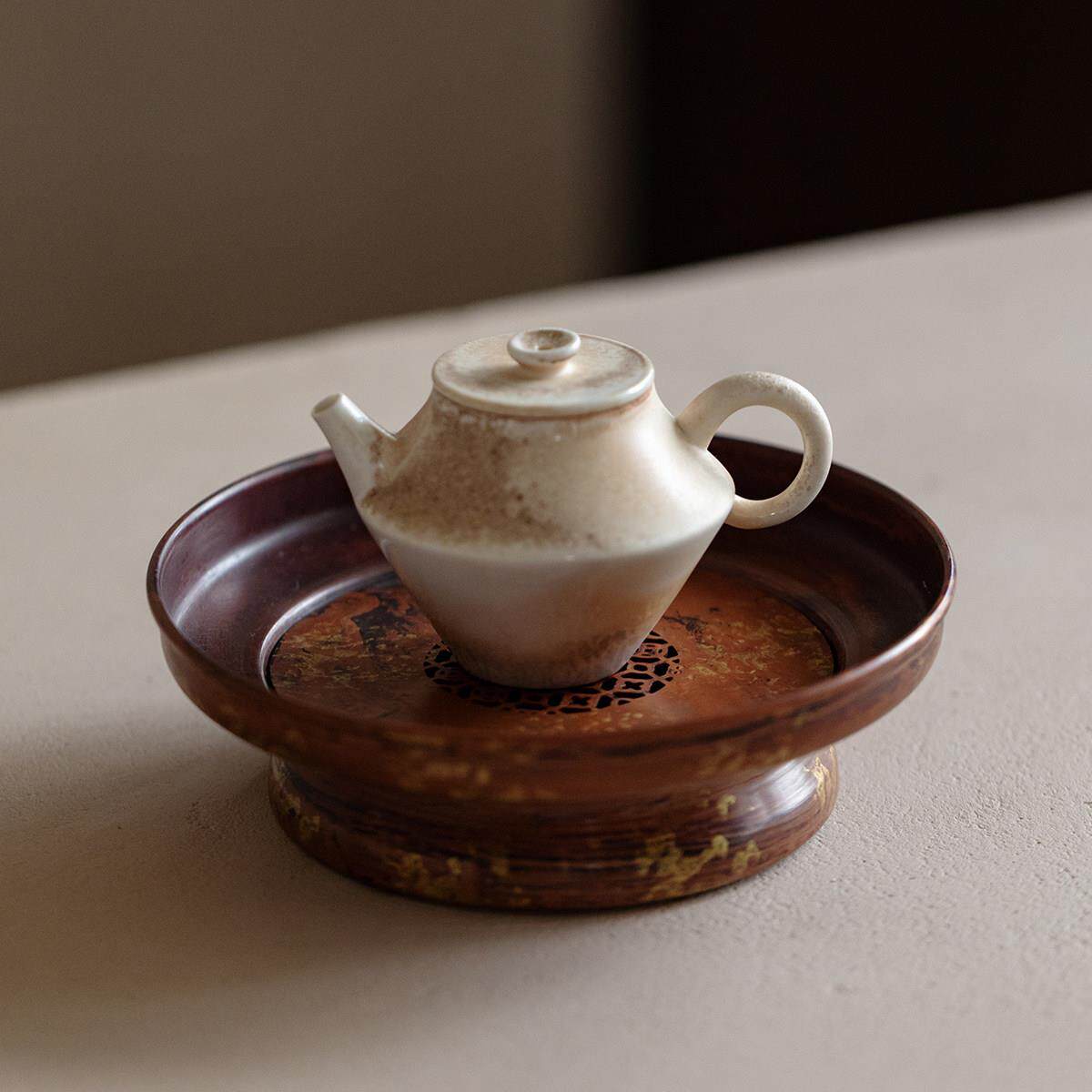 梵汝全手工铜壶承旧复功古纯做25050613干泡台茶盘夫茶具茶道配件