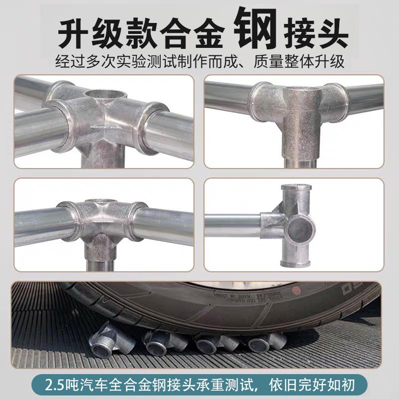 衣家衣柜用卧室简易组装出UJV租房用布橱全钢架加粗加厚小收纳架