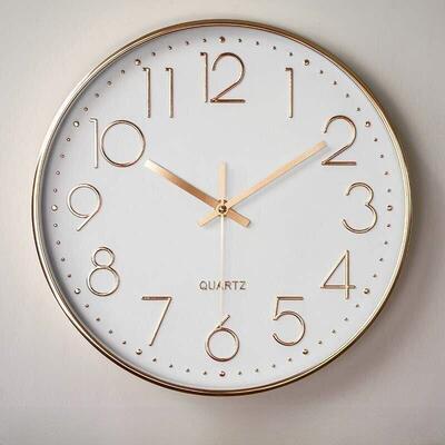 Clock wall clock living room watch bedroom clock silent atmo