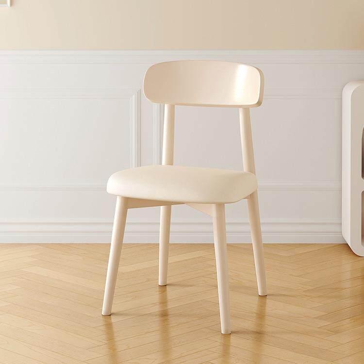 实木椅子餐桌椅家用轻奢高级感休闲靠背凳子客厅吃饭新中式茶桌椅