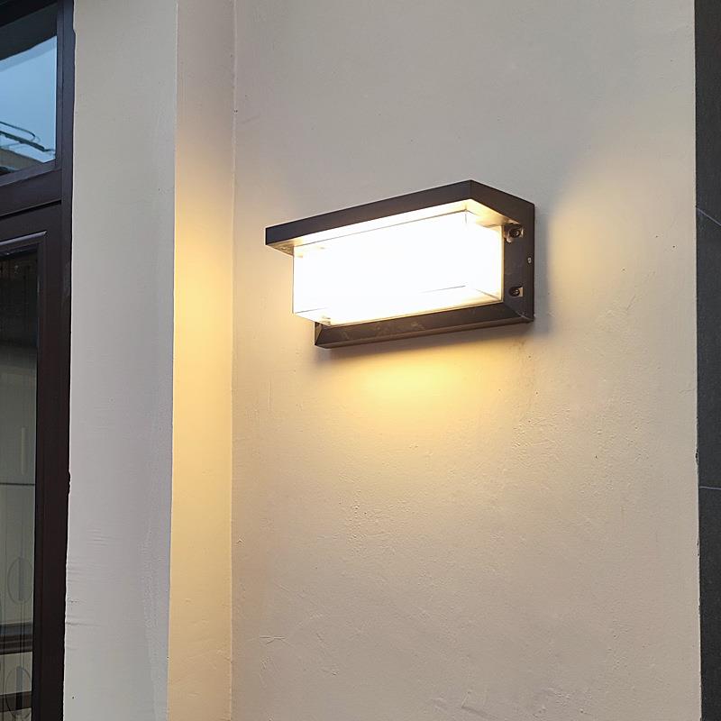 led户外壁灯防水过道阳台卫生间墙壁灯现代简约室外门前灯庭院灯
