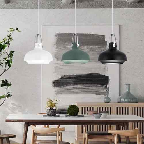 北欧艺术饭厅ins吊灯 创意现代简约马卡龙餐厅灯咖啡厅奶茶店吊灯