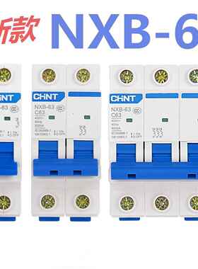 正泰昆仑系列NXB-63 1P2P3P4P1A3A6A10A32A63A等DZ47升级小型断路