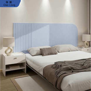 榻榻米软包墙围毛毡墙贴儿童床头防撞软包背景墙床边护墙板装 包邮