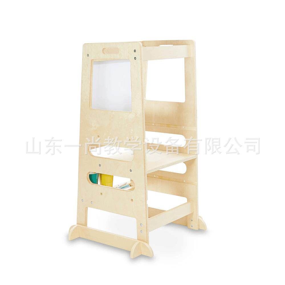 蒙氏学习a塔4004宝洗台阶洗漱梯l手erningt宝ower儿童可折叠踏垫