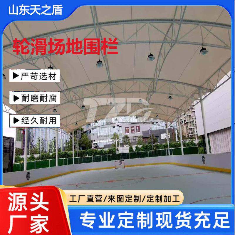 聚乙烯轮滑场围挡抗老化防撞界墙高强度可选颜色规格冰球场围挡