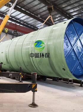 一体化泵站 一体化预制泵站 一体化雨水污水提升泵站 玻璃钢泵站