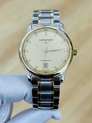 [9.8新]浪琴名匠手表18K金精钢自动机械男款腕表L2.628.5.37.7