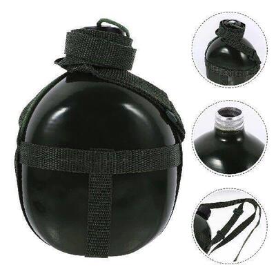 1L Retro Water Bottle Durable Safe Wear Resistance Compact