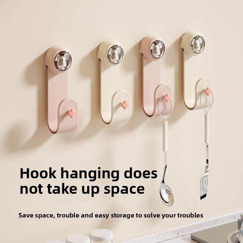 奶油吸盘旋转锅盖架家用免打孔储物架厨房壁挂式可调锅盖储物架,家装主材,锅盖架,淘宝优惠券,粉丝福利购,淘宝优惠卷