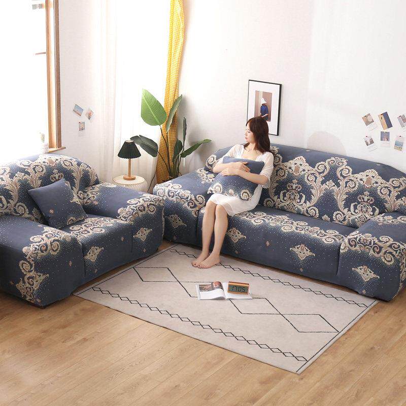 弹力沙发套罩全包万能盖布简约欧式现代四季通用垫老式组合沙发垫