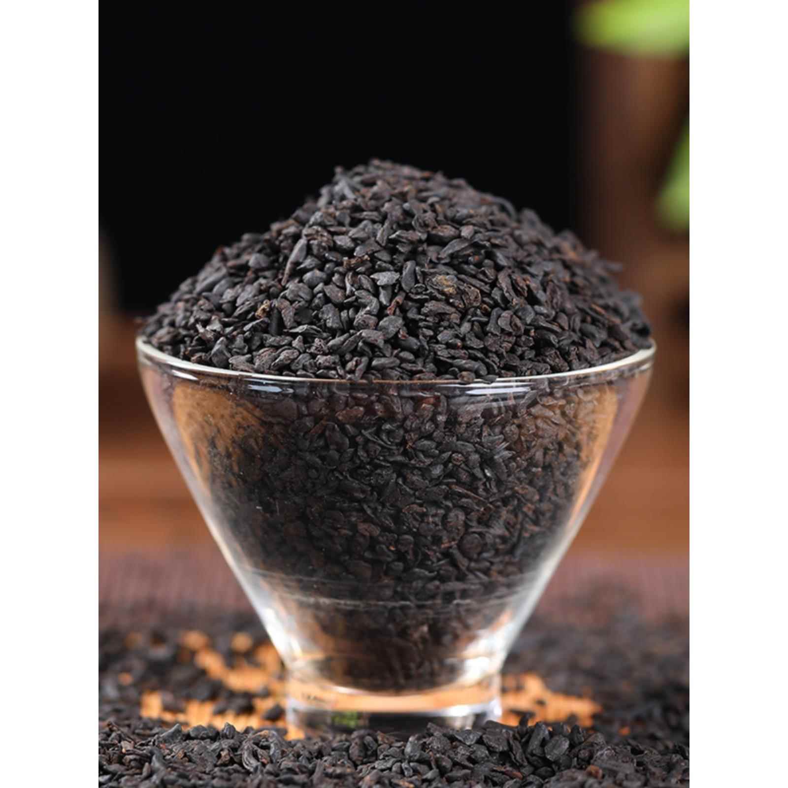 茶化石云南普洱茶熟茶糯米香茶老茶头散茶叶碎银子1000克布袋装