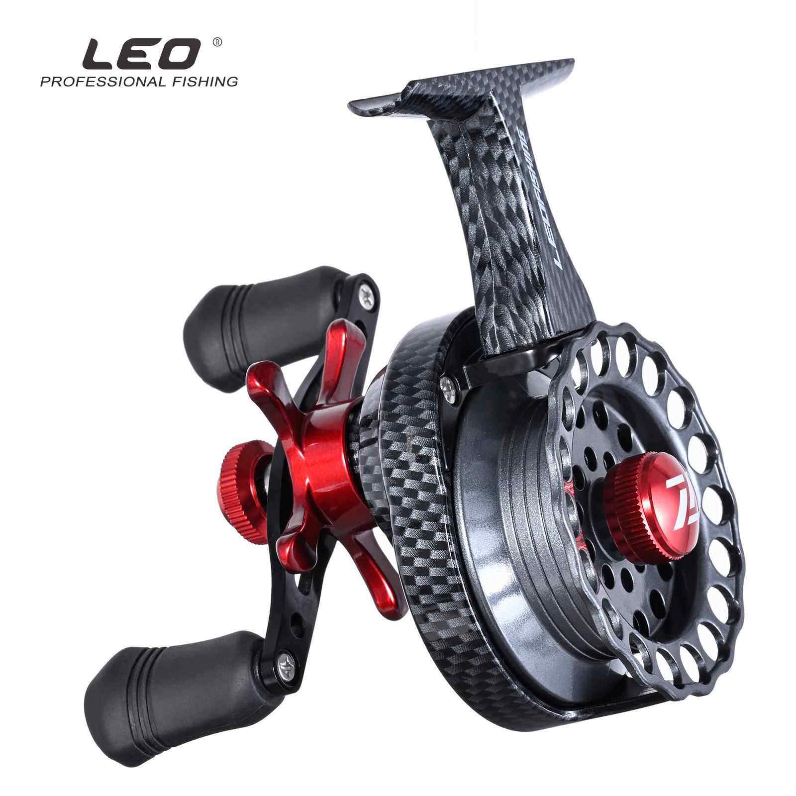 LEO/乐欧 28220【FTC高脚筏轮】碳素纹理前打轮冰钓垂钓渔轮鱼轮