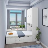 简约小户型衣柜床一体榻榻米组合省空间多功能收纳储物简约现代床