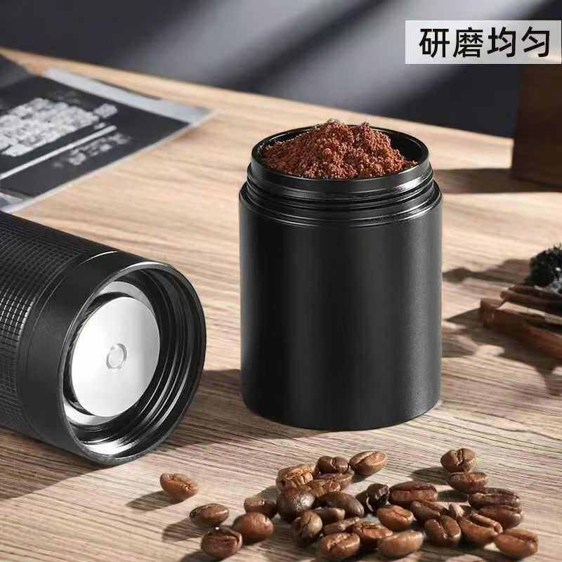 手摇磨豆机便携式手冲咖啡研磨粗细可调小型公司家用不锈钢磨粉机