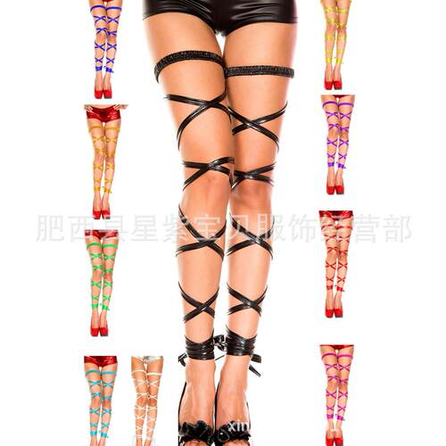 A pair of underwear with anti slip garters, leg rings, and