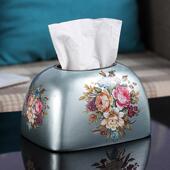 餐桌轻奢风茶几 风格 纸巾盒摆件客厅抽取式 卫生纸餐巾创意陶瓷欧式