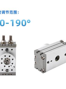 摆动气缸MSQB10/20/30/50/70/100/200大推力滚珠轴承齿轮式气缸