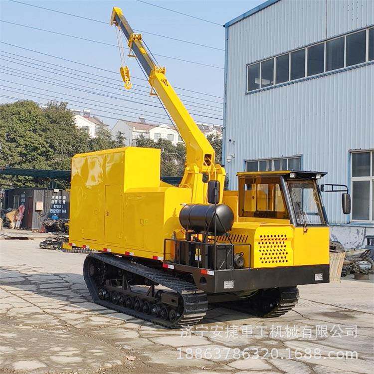 履带发电车吊管机沙漠管道工程应急发电车全地形随车吊运输车