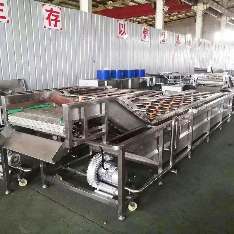 全自动大型洗菜机酱腌菜酸菜清洗脱盐设备厂家商用蔬菜气泡清洗机