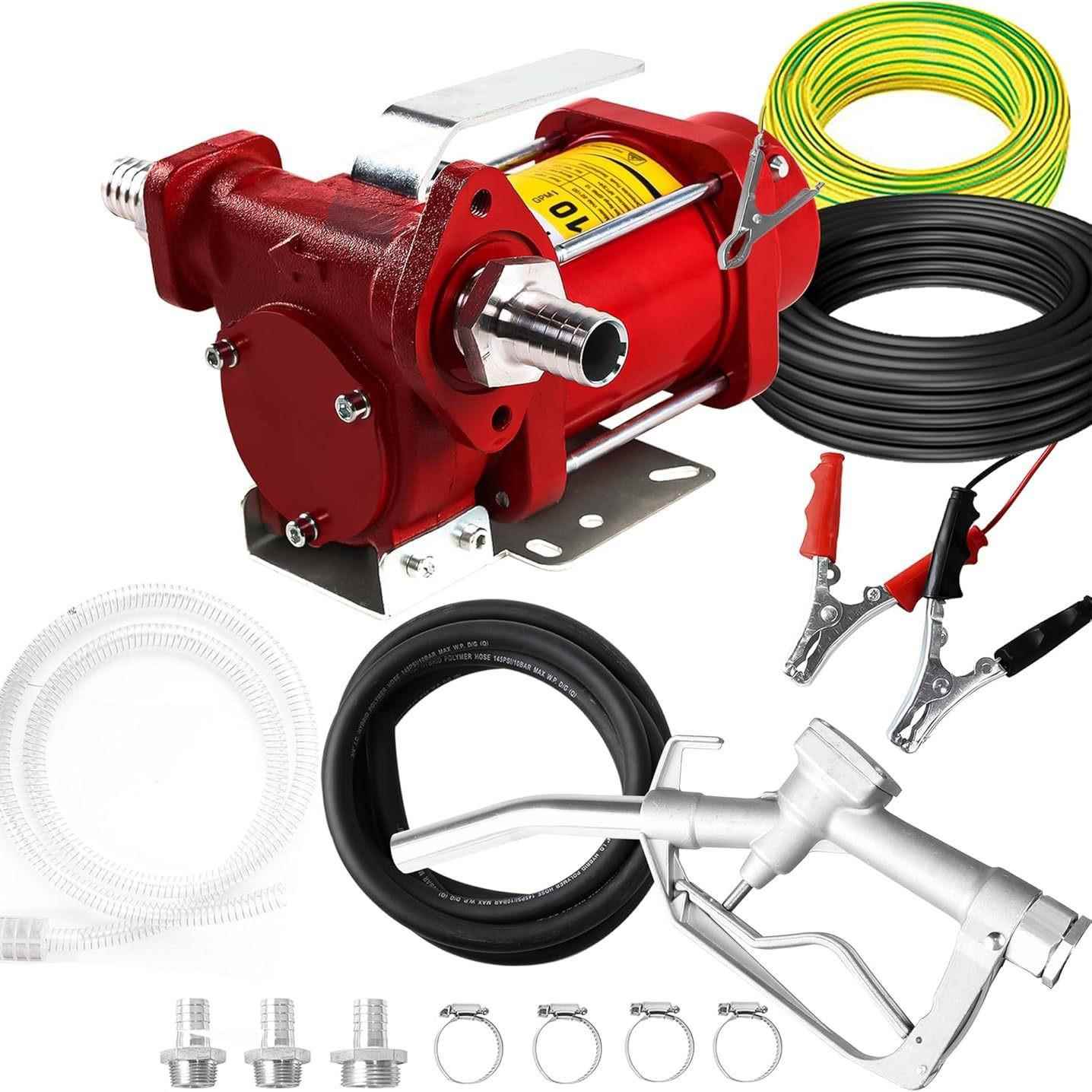 爆款电动抽油泵12V24V10GPM防爆油泵柴油汽油自吸泵插桶泵