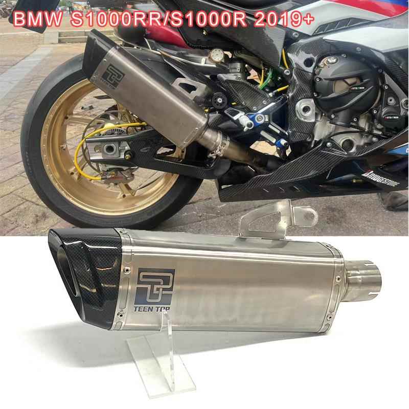 适用BMW宝马S1000RR排气管S1000R钛合金排气尾段接原厂前段19年+
