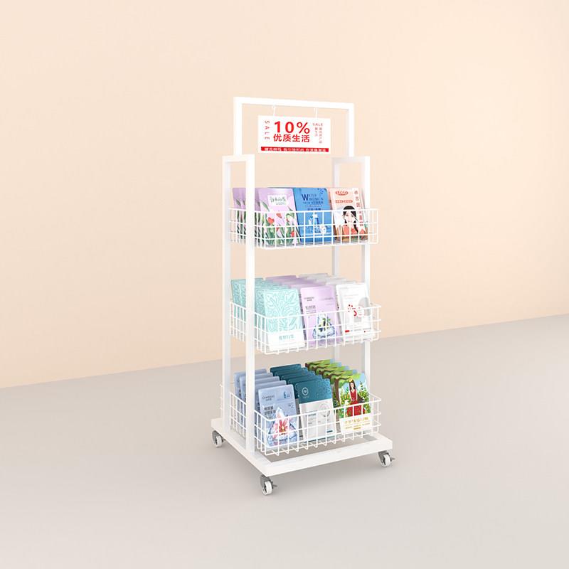 超市促销商品展示药店商用小货架化妆品日用置物便利店零食架多层