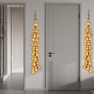 门吊坠天然葫芦家庭吊坠大串办公室吊坠客厅入口装饰乔迁礼物