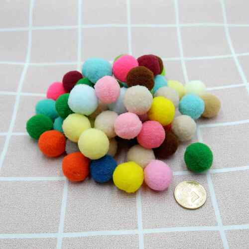 30MM高弹毛球 涤纶毛绒球 手工DIY 服装饰品帽子配件小毛球