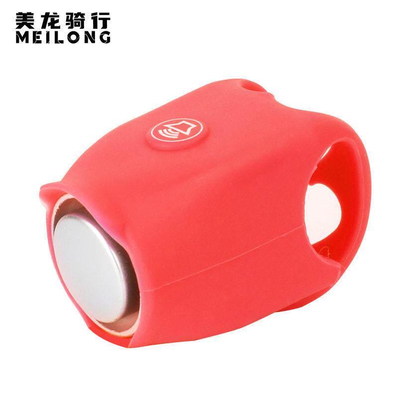 自行车铃铛电子喇叭车配件山地车车铃硅胶喇叭骑行装备