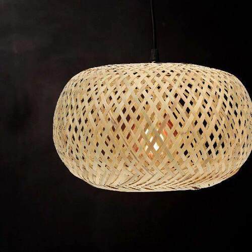 Lantern Bamboo Lampshade Craft Accessory Decorative Home